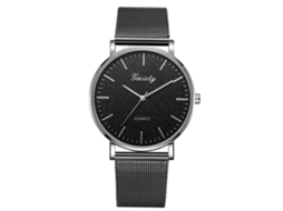 Reloj De Pulsera Analógica De Cuarzo Con Dial Redondo Moda Simple Joyería Accesorio