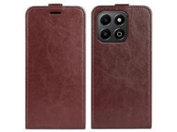 Capa De Celular De Couro Com Flip Vertical E Textura R64