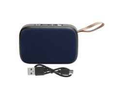 Mali caixa de Som Bluetooth com Subwoofer Estéreo Sem Fio Portátil Usb Mini com Rádio Fm Azul
