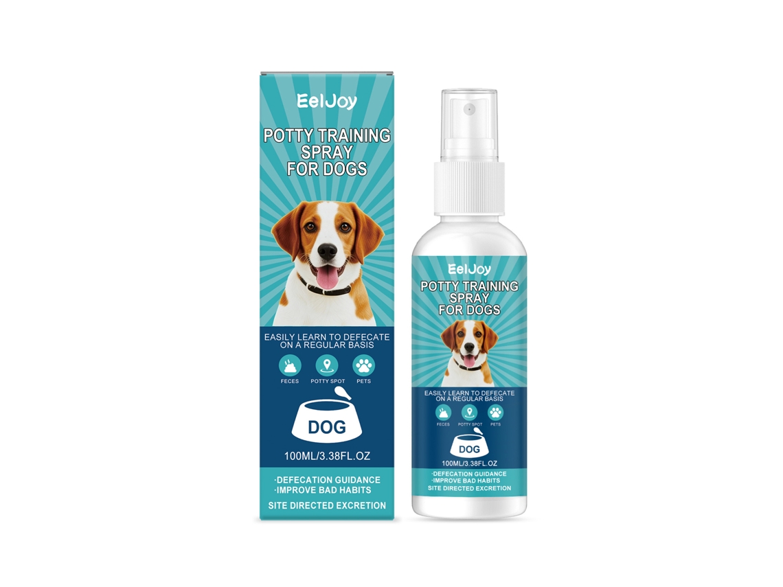 Spray Treino Banho Cães Eeljoy Defecação Filhotes