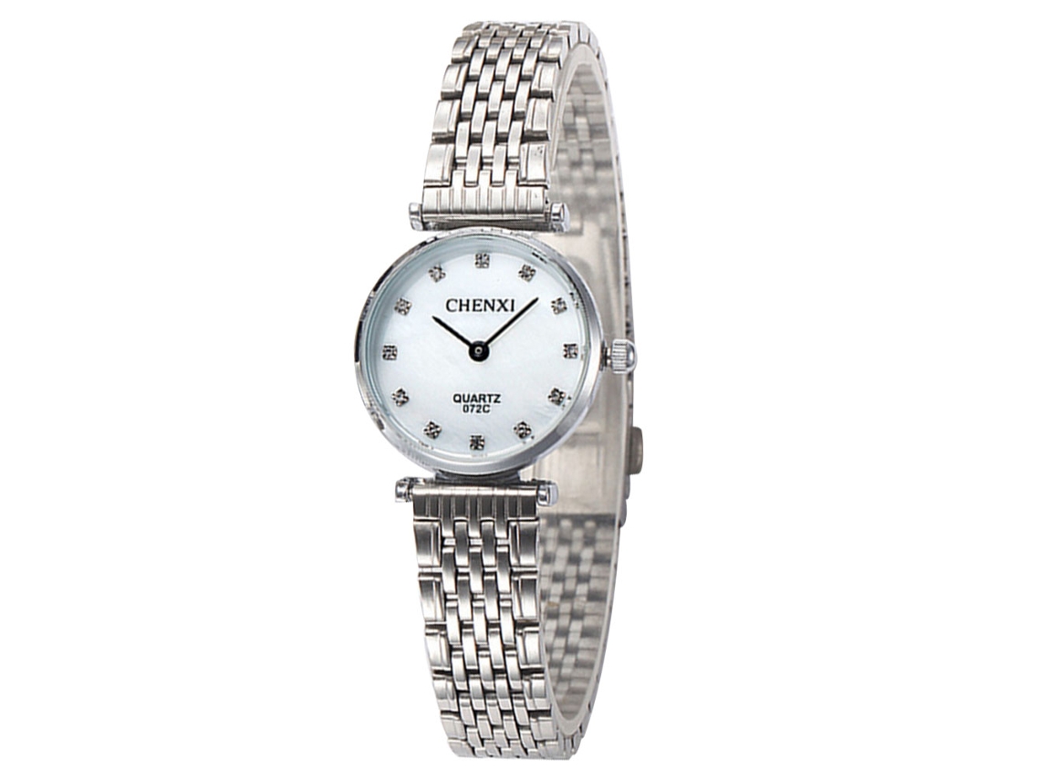 Reloj De Pulsera De Pareja Retro Moda Dial Redondo Analógico De Cuarzo Para Mujer Y Hombre