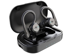 Fones Bluetooth YURU IPX7, à prova d'água, preto | S/MARCA