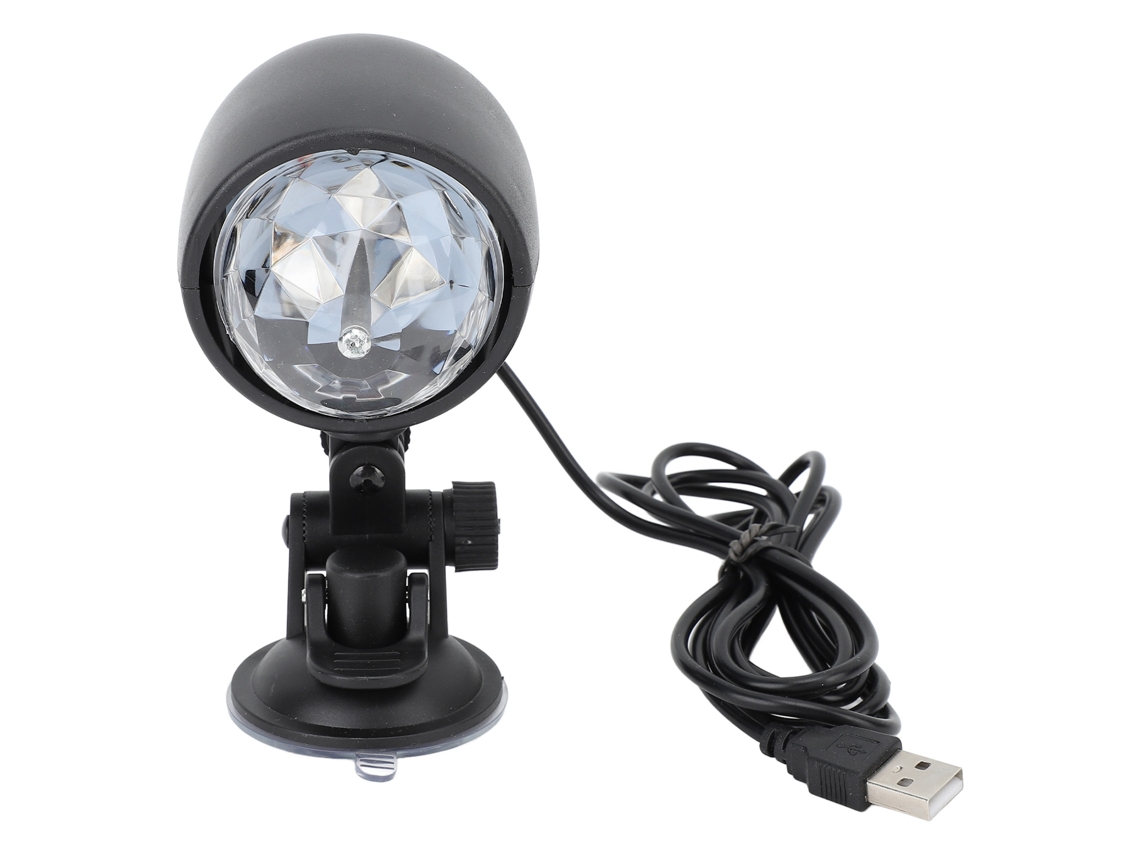 Luz de Palco Rgb Multifuncional Controlada por Voz Usb Mini para Festa Dj e Bares