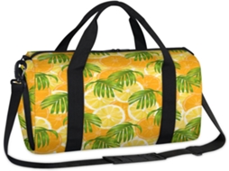 Bolsa Palmeira Limão 45x21x23cm Tecido Poliést. S/MARCA