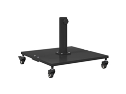 Conjunto 1 Acessório Para Parasol Vidaxl Preto Aço (45 X 45 X 31,5 Cm)