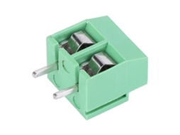 Conector De Terminais De Parafuso Pcb Laxiscreed 2 Pinos, 5mm, Para Cabos 26-14 Awg