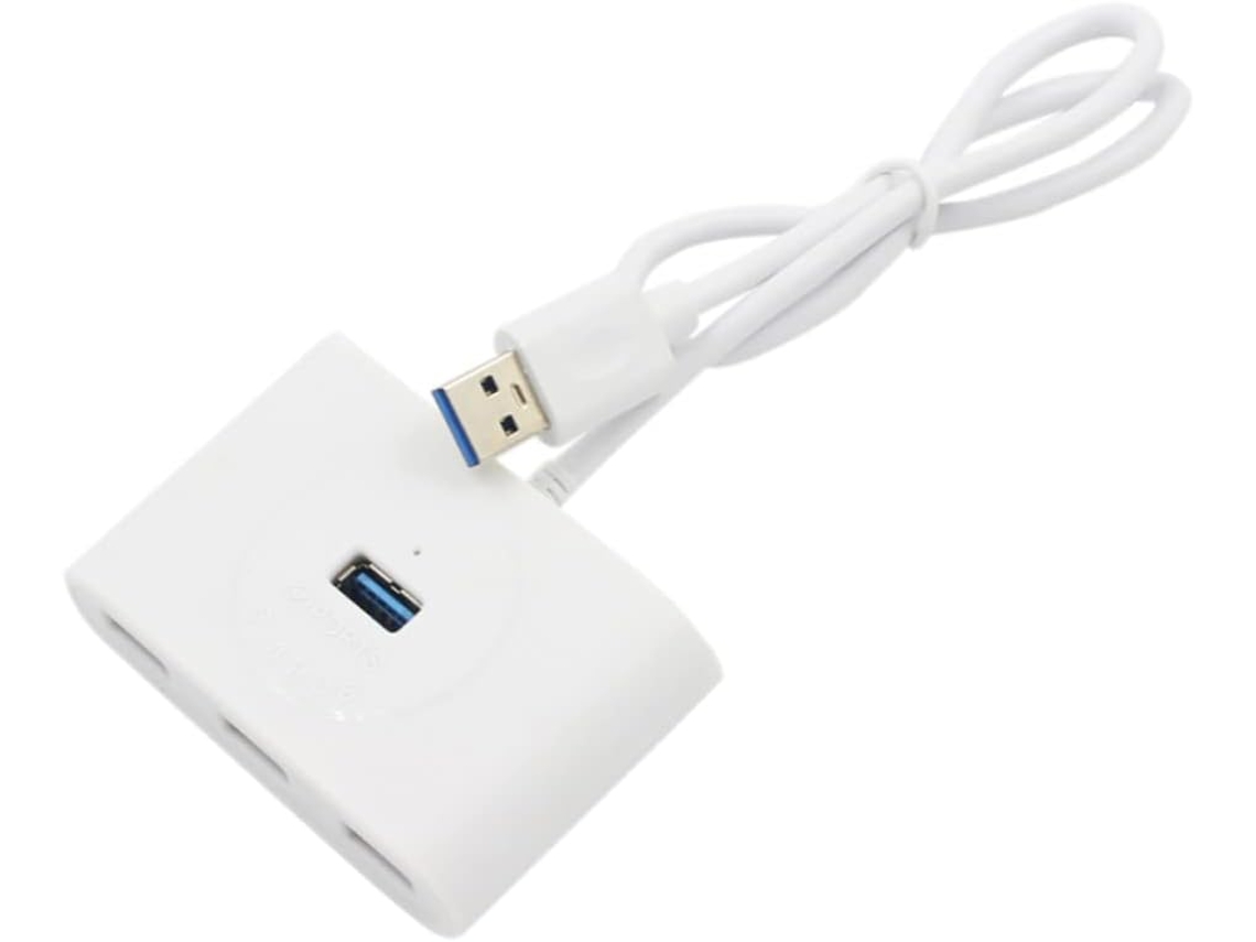 Hub Usb Com Alimentação Para Laptop E Pc, Adaptador Divisor