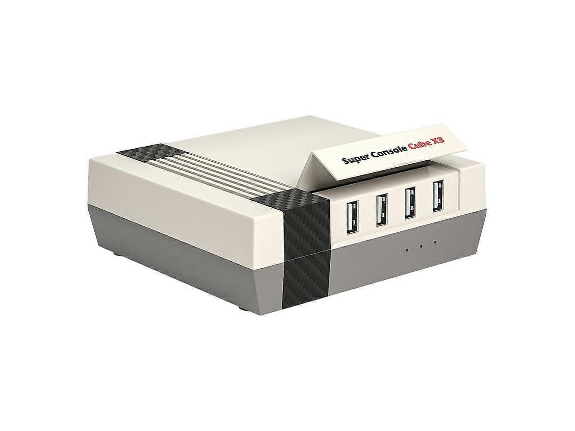 Console Super Cube X3 Triple System, Hd Tv Box, Console De Jogos Retrô Com 100.000 Jogos Integrados Ly Ebike