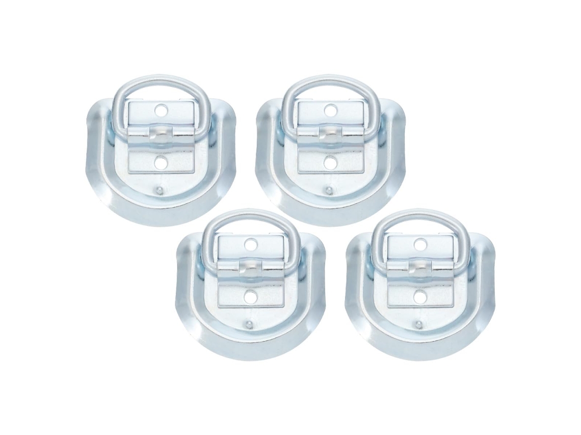 Conjunto De 4 Anéis De Amarração Em Aço Inoxidável Para Reboque, Resistentes E Portáteis.