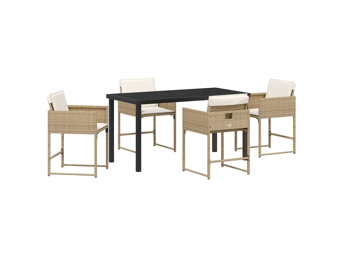 Conjunto de Móveis de Jardim 5 Pcs HARLANV1