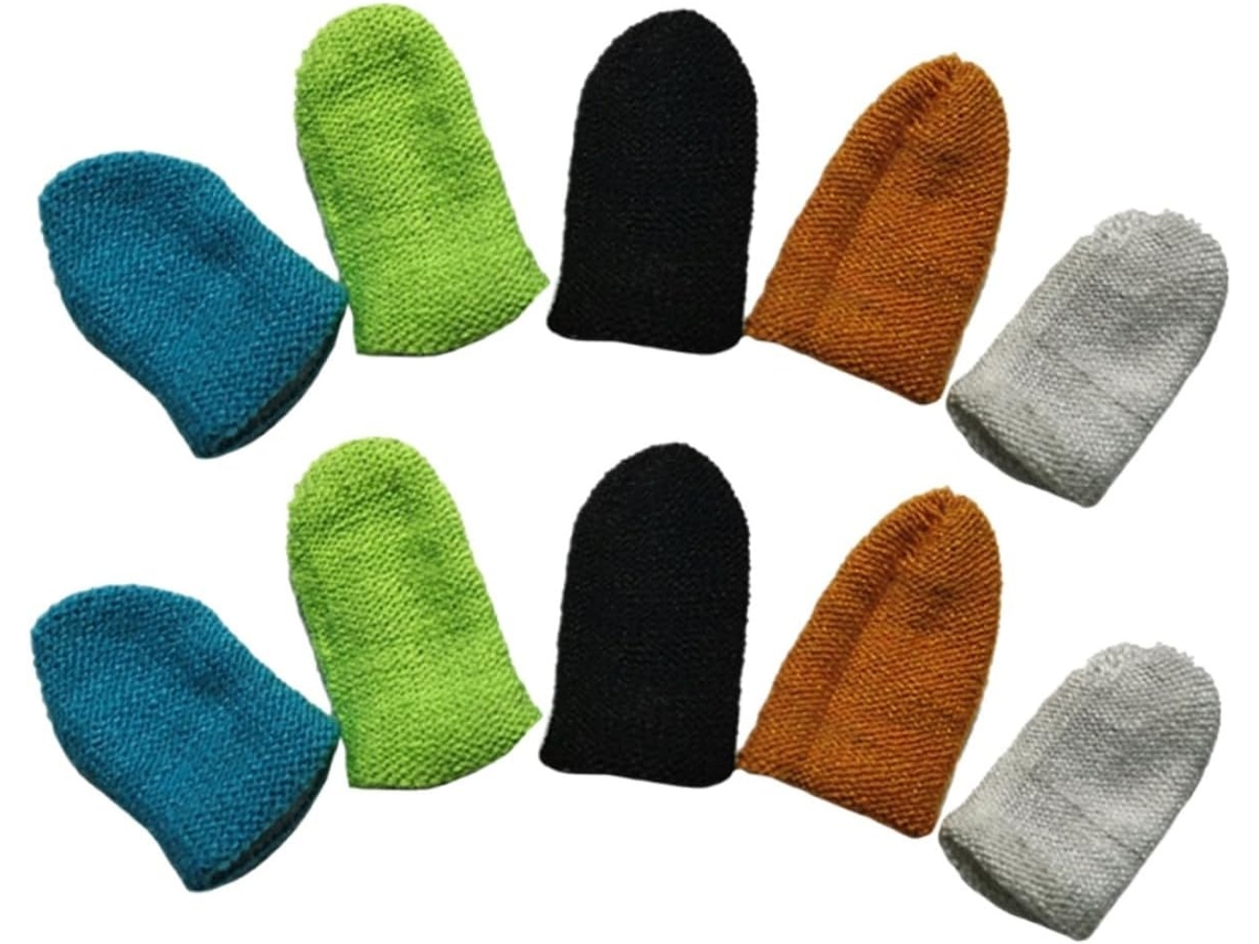 Lurelia Dedeiras Gaming Para Ecrã Tátil Algodão, Elastano, Antiderrapante, Condutor, Elástico, Para Gaming Móvel E Ecrãs Táteis