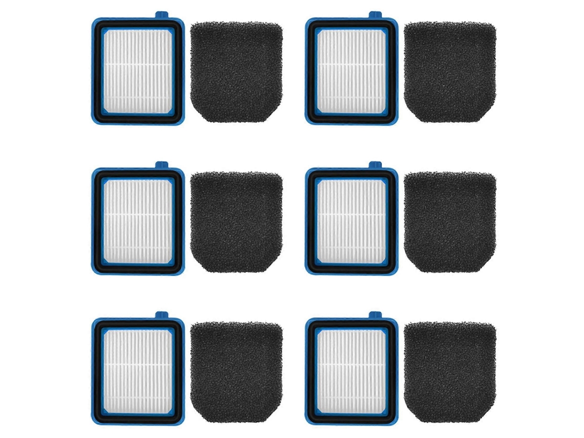6 Filtros Hepa De Substituição Para Aspirador De Pó Electrolux Q6 Q7 Q8 Wq61/wq71/wq81 - Peças De Reposição_glo