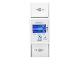 Medição Energia Elétrica Din Rail 2p Lcd Ddm36sc 5 80a Kwh Contador Eletrônico | S/MARCA