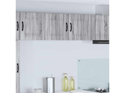 Vidaxl Painel De Lava-louça Kalmar Cinza Sonoma 80 X 31 X 40 Cm