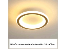 (dourado 25w) Luminária Led Moderna Para Corredor Em Estilo Nórdico