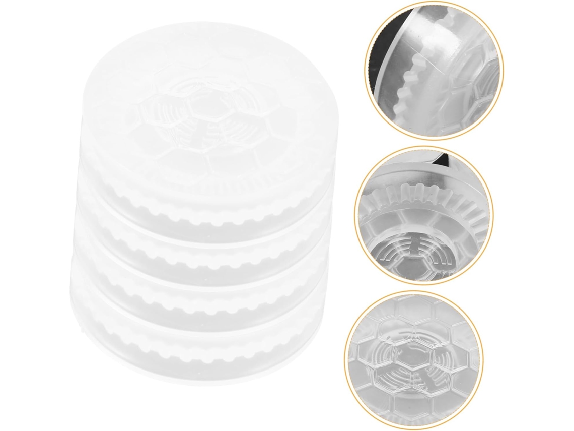 Mipcase 4 Peças Protetores De Pés Mesa E Cadeira Em Silicone Reutilizável Para Móveis, Almofadas Protetoras Para Piso