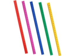 Lurelia Régua Plástica 5 Peças 29cm Com Resistente Para Engenharia