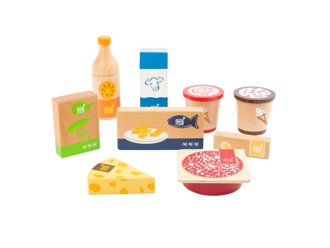 Produtos frios e congelados frescos