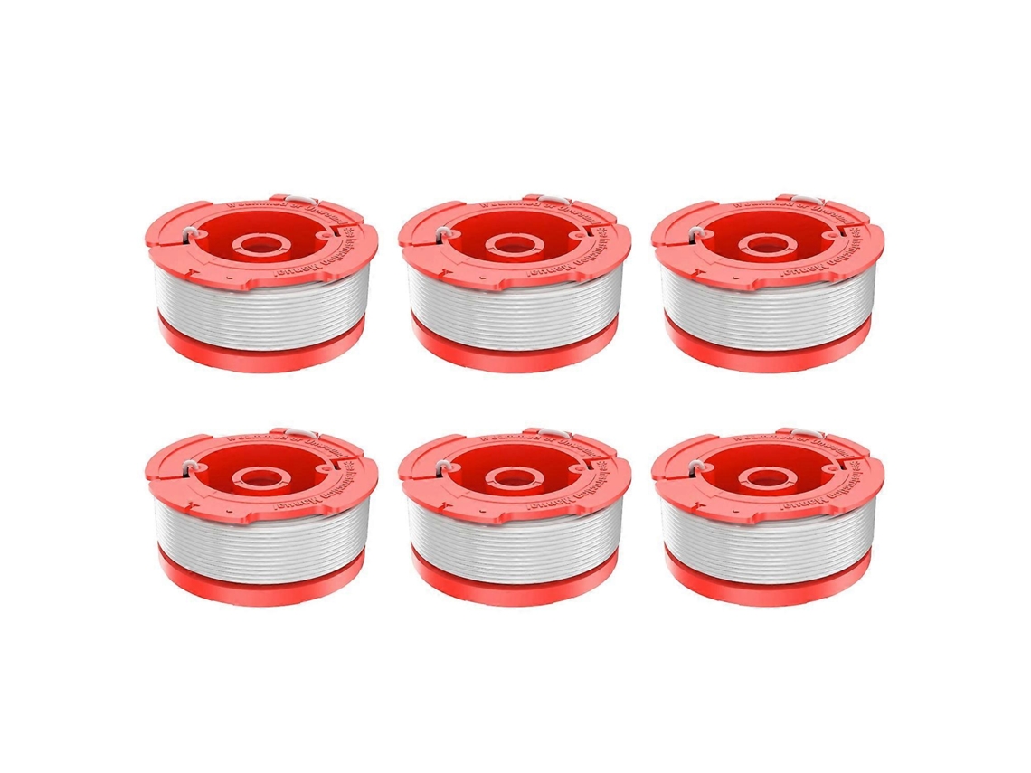 Conjunto De 6 Bobinas De Reposição Para Aparador De Grama Craftsman, Modelo Cmzst065.
