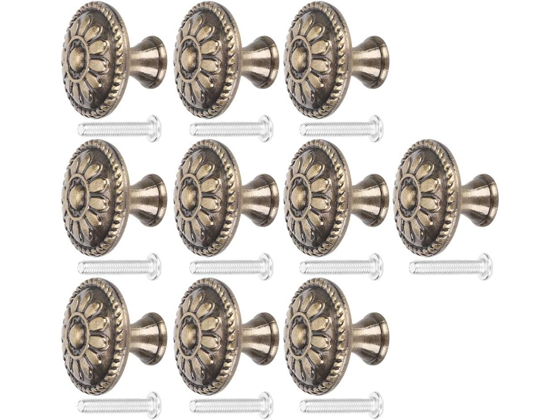 Conjunto De 10 Puxadores Liga Zinco Para Portas, Armários E Móveis Design Ergonômico Simples Para Portas Residenciais