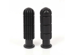 Rebe-mango De Futebol De Reposição Em Plástico Para Mesa De Jogo, Mango Ergonômico Durável E Resistente Ao Desgaste, 1 Par 8,5x3 Cm Negro