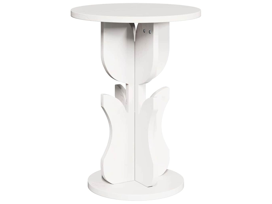 Mesa de Centro Branco 39,5 X 39,5 X 53,5 Cm MAISON EXCLUSIVE