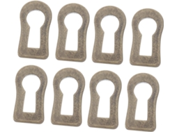 Conjunto De 40 Peças Capas Fechadura Antigas Em Metal Para Móveis, Decoração De Fechaduras, Liga De Zinco