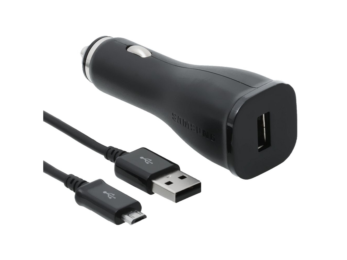 Carregador Isqueiro SAMSUNG Carro (2A - Preto)