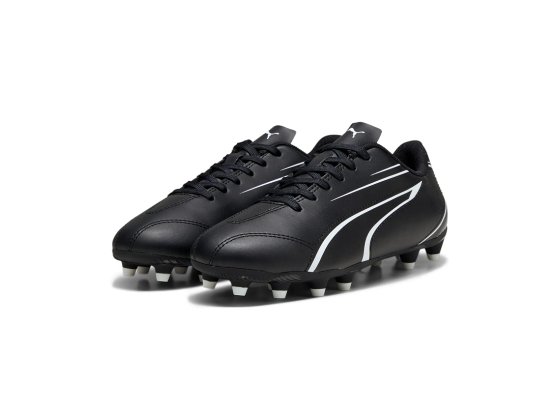 Chuteiras Puma Vitória Fg/ag Infantil Pretas/brancas Tamanho 32