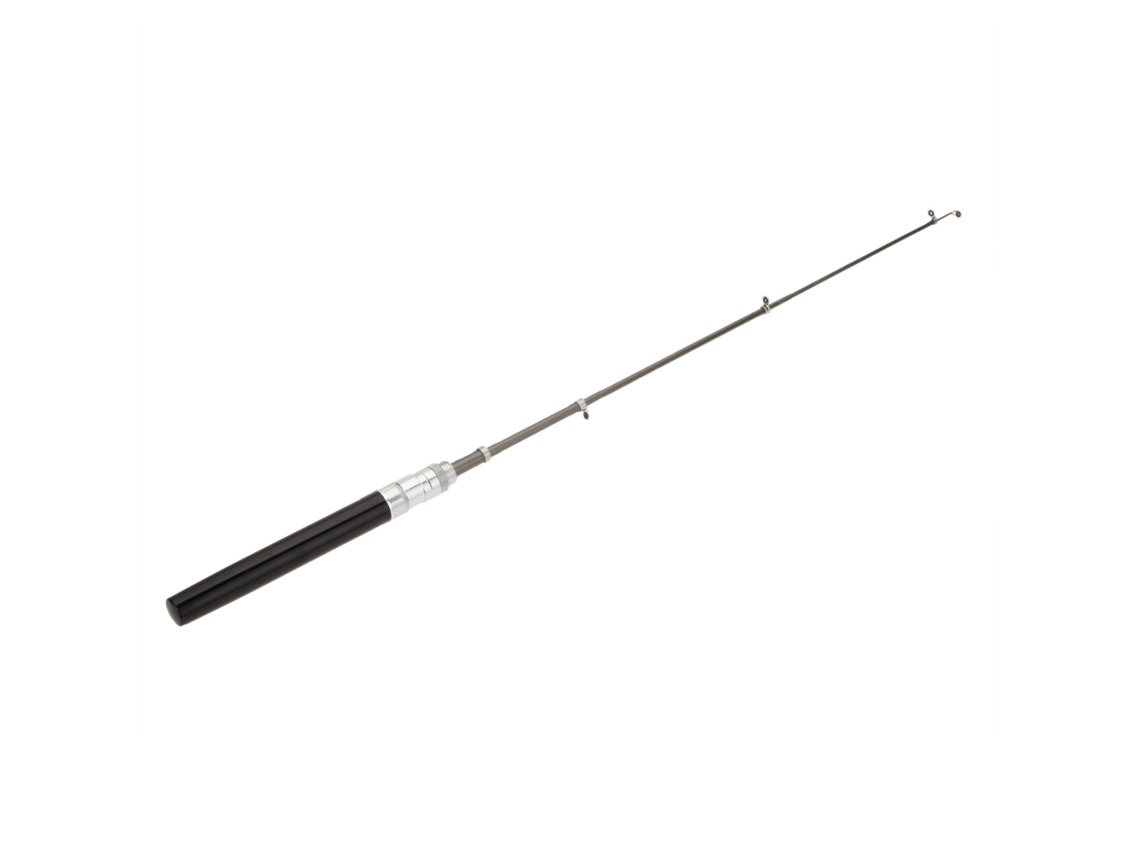 Vara de Pesca Portátil Mini em Alumínio com Molinete