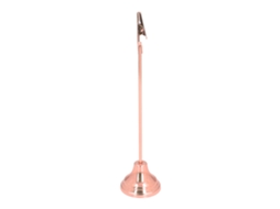 Porta Números De Mesa Robusto Con Clip Fuerte Proceso De Electrolisis Para Fiesta Boda Oficina Color Oro Rosado