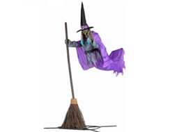 Decoração de Halloween Bruxa Flutuante 3,6m CHARM