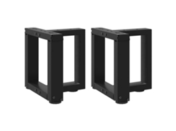 Coffee Table Leg, Coffee Table Legs Vidaxl Preto Aço (30 X 25 X (30-31) Cm)