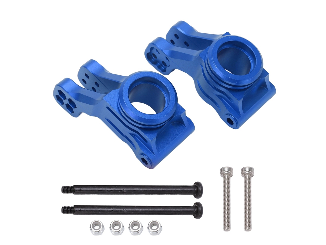 2pcs Braço De Cotovelo Traseiro De Rc Em Liga De Alumínio Para Arrma 1/5 Kraton 8s Outcast 8s Azul