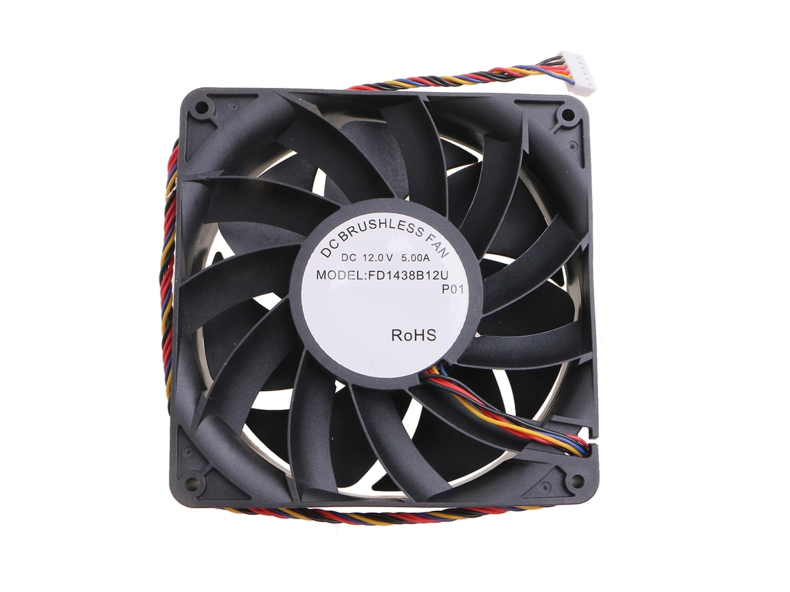 Fd1438b12u Para Dc 12v 43.2w 6p Ventilador De Resfriamento Servidor Estação De Trabalho Ventilador Refrigerador 6000rp