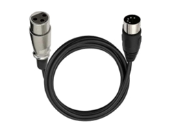 Lurelia Cabo Xlr Macho/fêmea Midi 3 Pinos Din 5 Pinos, Para Teclados, Pianos E Sintetizadores, Pc E Computador