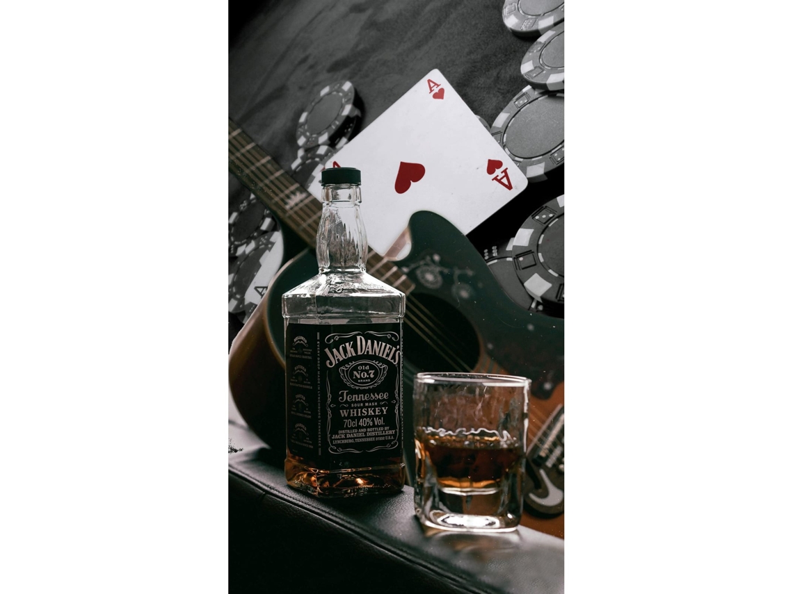 Toalha Praia Microfibra Jack Daniels Casino E Guitarra