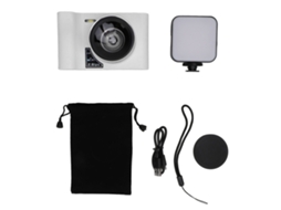 2.5k 24mp Digital Camera 2.8inch Screen 16x Digital Zoom Multifunctional Wifi Digital Camera Vlogging Camera With Fill Light White LAXISCREED