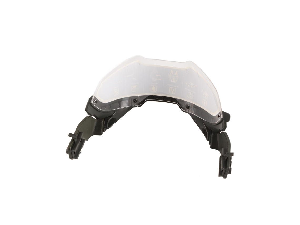Óculos de Capacete Ajustáveis com Lente Transparente Pc para Caça e Ciclismo S/MARCA