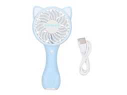 Laxiscreed Ventilador Portátil Compacto Recarregável Com Energia Usb Para Dias Quentes