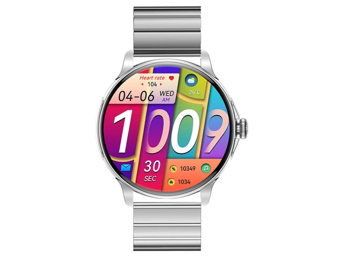 Smartwatch com chamadas Bluetooth, controle de voz, contadores de relógio personalizados, atualizações meteorológicas e reprodução de música Bestvite