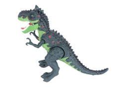 Mali brinquedo de Dinossauro Tyrannosaurus com Efeito de Chamas, Luz Vermelha, Água e Som para Crianças