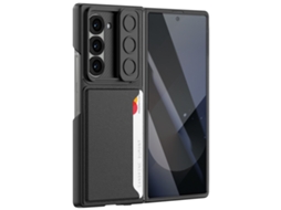 Capa de Anel para Galaxy Z Fold 6 Polycarbonato Série Ring Case Preto AVIZAR
