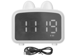Relógio Despertador Bluetooth LAXISCREED Gato Display T