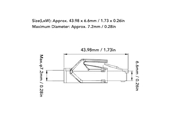 Kit De Conectores Rj45 Laxiscreed Assembly Com 8 Cores Compatível Com Cat6, Cat6a E Cat5e