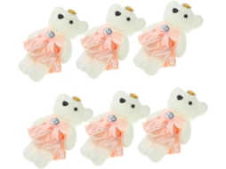 Conjunto De 10 Ursinhos De Pelúcia Decorativos Para Casamento, Carro, Sala De Estar, Quarto, Brinquedo Decorativo