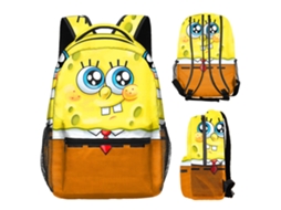 Mochila Escolar Estampada Com Desenhos Animados, Material Oxford, Mochila De Proteção E Descompressão Da Coluna, Estilo 1