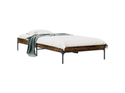 Bed Frame, Bed Frames Vidaxl Marrom Madeira Processada (90 X 200 Cm)