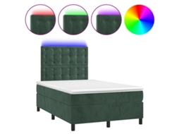Box Spring Bed, Box Spring Beds Vidaxl Verde Veludo (120 X 200 Cm)