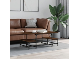Vidaxl Mesa De Centro 100x50,5x40 Cm Deriv. Madeira Carvalho Castanho